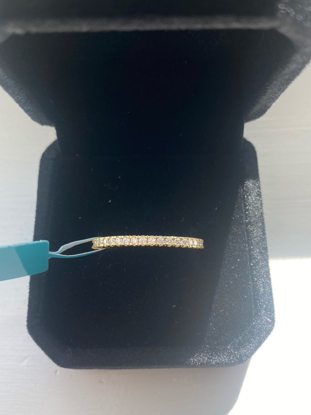Moissanite Eternity Band Size 9